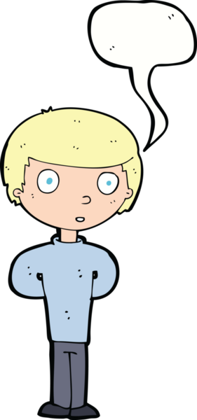 Bir insan tarafından çizilmiş, konuşma balonu olan endişeli bir adam.