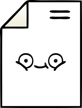 Bir insan tarafından çizilmiş kağıdın gölgeli karikatürü