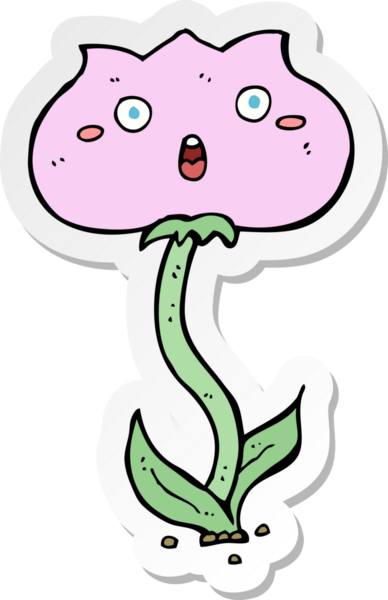 Bir insan tarafından çizilmiş bir karikatür etiketi.