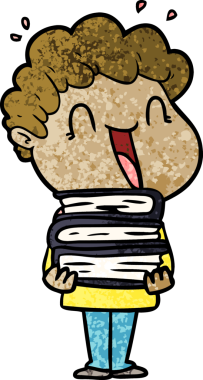 Bir insan tarafından çizilmiş mutlu bir adam.