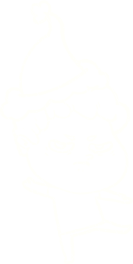 Bir insan tarafından çizilen Noel Adam Tebeşiri