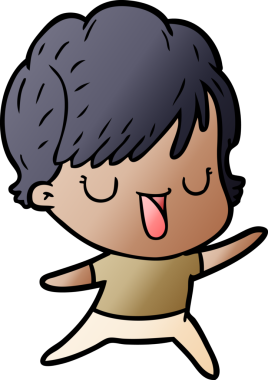 Bir insan tarafından çizilmiş bir karikatür kadın konuşuyor.