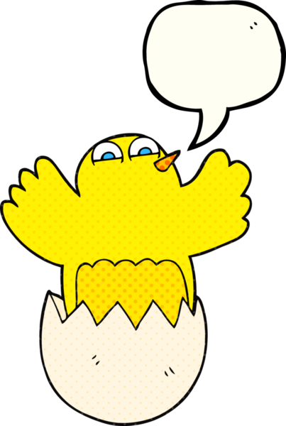 El yazısıyla çizilmiş çizgi roman konuşma balonu karikatürü. Bir insan tarafından çizilmiş yumurta.