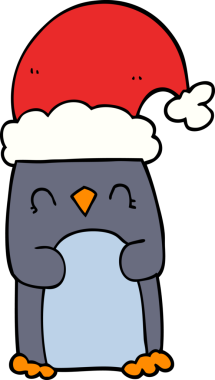 bir insan tarafından çizilmiş penguen çizgi filmi