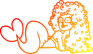 Bir insan tarafından çizilmiş karikatür çizimi.