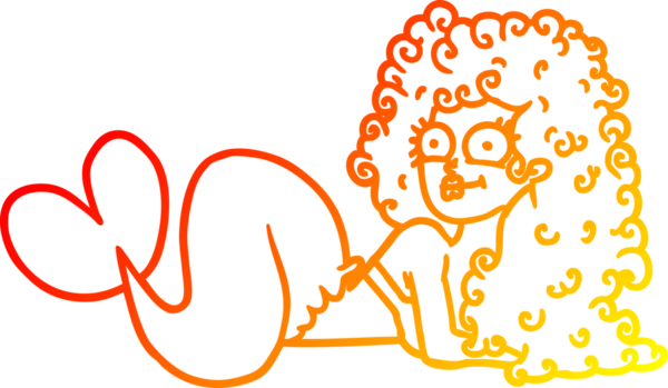 Bir insan tarafından çizilmiş karikatür çizimi.