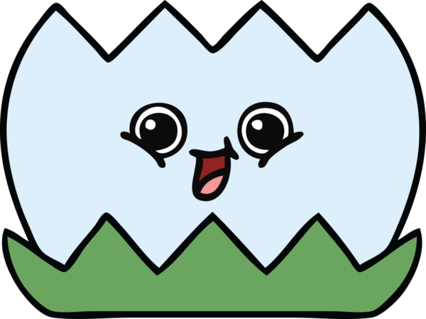 Bir insan tarafından çizilmiş tatlı bir nilüfer çiçeği karikatürü.