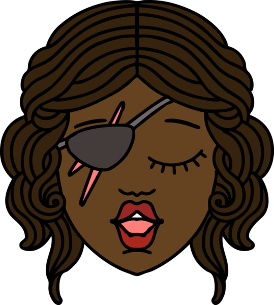 Retro Dövme Tarzı Bir İnsan Tarzı Düzenbaz Karakteri