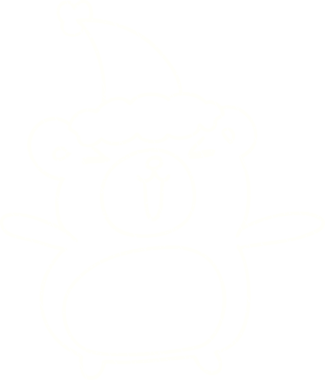 Bir insan tarafından çizilen neşeli Teddy Tebeşiri