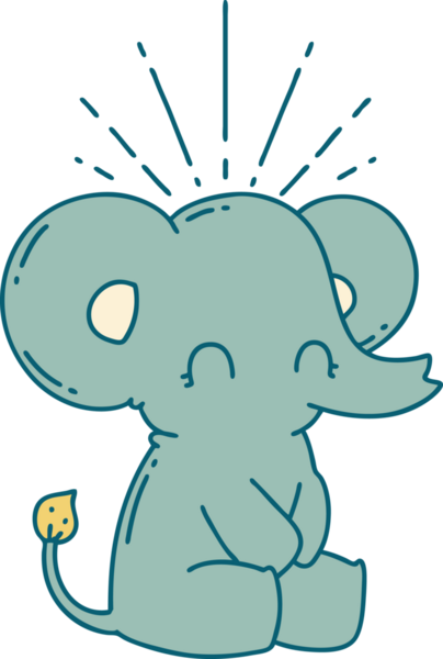 Bir insan tarafından çizilmiş geleneksel dövme tarzının güzel bir resmi.