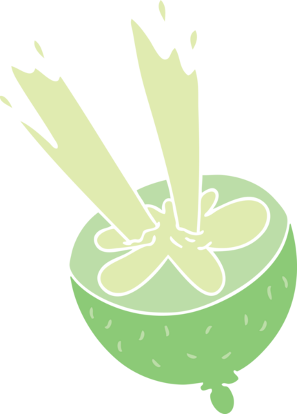 Bir insan tarafından çizilmiş garip bir çizgi film kireci.