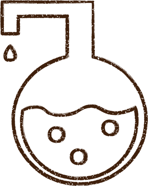 Bir insan tarafından çizilen Kimyasal Kömür Çizimi