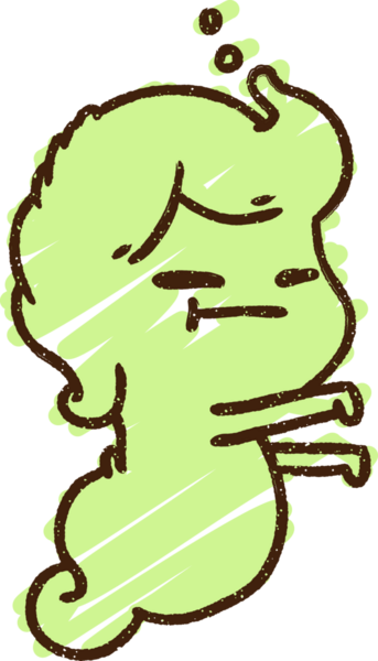 Bir insan tarafından çizilen yüzen hayalet tebeşiri