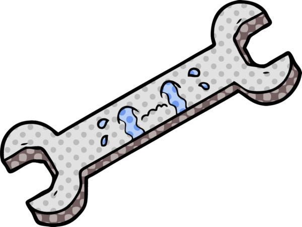 Bir insan tarafından çizilmiş ağlayan çizgi film anahtarı.