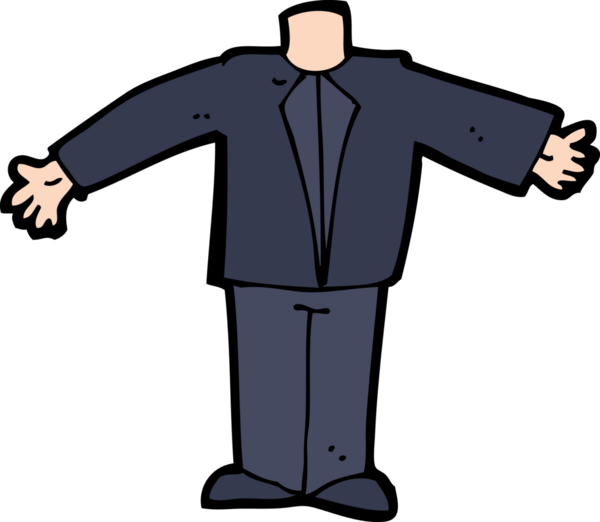 takım elbiseli karikatür vücudu (bir insan tarafından çizilen ve eşleştirilen karikatürler)