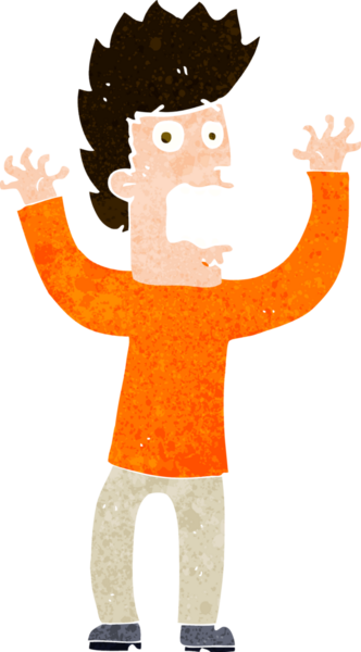 Bir insan tarafından çizilmiş karikatür.