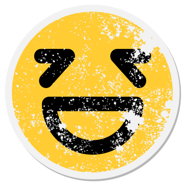 Bir insan tarafından çizilmiş gülen yüz çemberi