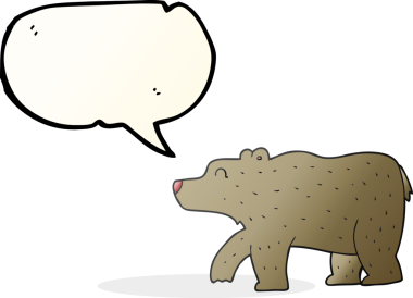 Bir insan tarafından çizilmiş serbest konuşma balonu karikatürü.