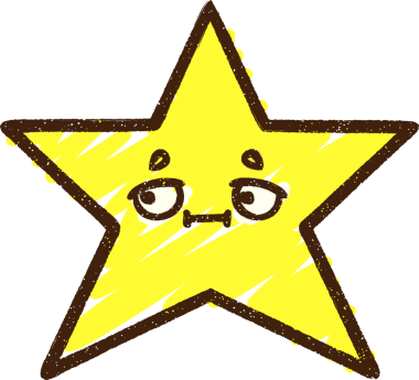 Bir insan tarafından çizilmiş yüz tebeşirli yıldız