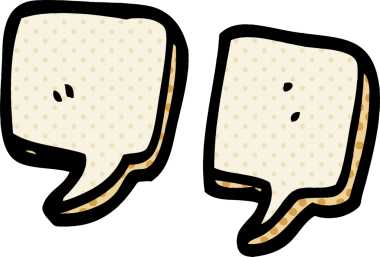 bir insan tarafından çizilmiş karalama tırnak işaretleri