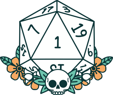 Retro Dövme Tarzı Doğal Zarlar Bir insan tarafından çizilmiş çiçek elementleri ile yuvarlanır