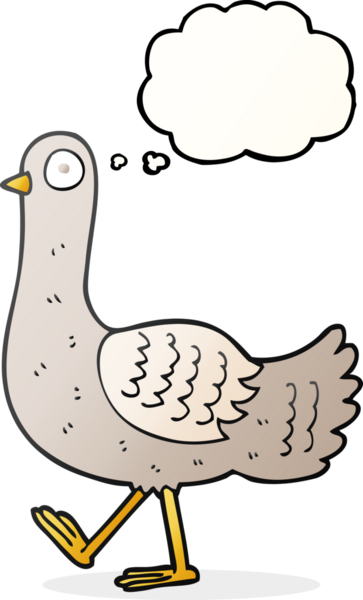 Bir insan tarafından çizilmiş serbest çizim balon güvercin.