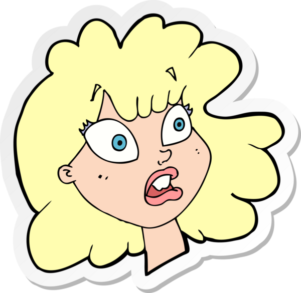 Bir insan tarafından çizilmiş bir kadın yüzü.