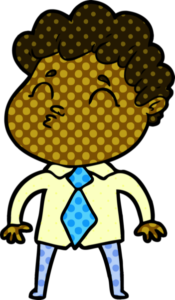 Çizgi film adamı somurtuyor Bir insan tarafından çizilmiş