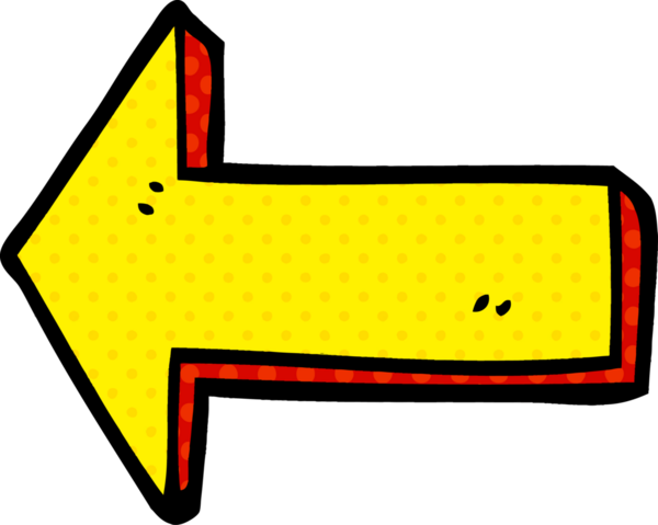 bir insan tarafından çizilmiş karalama yönetmenliği oku