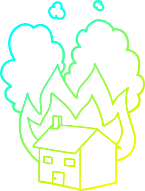 Bir insan tarafından çizilmiş bir karikatür çizimi.