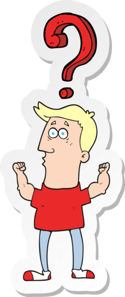 Bir insan tarafından çizilmiş bir karikatürcünün çıkartması.