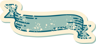 Bir insan tarafından çizilmiş bir pankartın sembolik dövmeli resmi