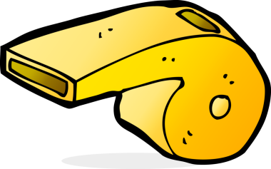 bir insan tarafından çizilmiş çizgi film düdüğü