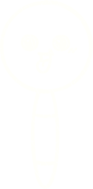 Bir insan tarafından çizilen Büyüteç Tebeşir Çizimi