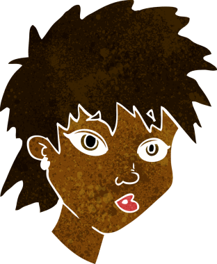 Çizgi film meraklısı bir kız tarafından çizilmiş