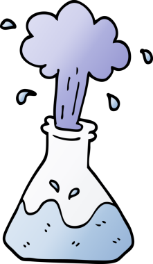 bir insan tarafından çizilmiş karalama bilim deneyi.