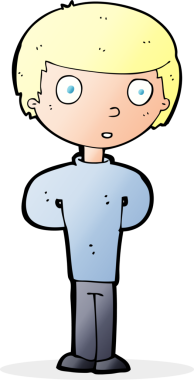 Bir insan tarafından çizilmiş endişeli bir adam.