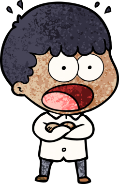 Bir insan tarafından çizilmiş bir karikatür.