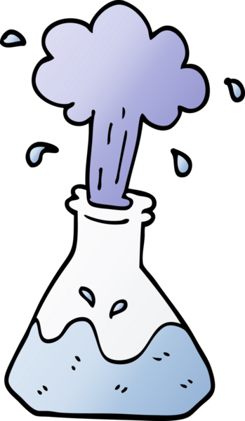 bir insan tarafından çizilmiş karalama bilim deneyi.