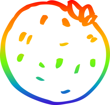 bir insan tarafından çizilmiş bir greyfurtun çizgi çizimi