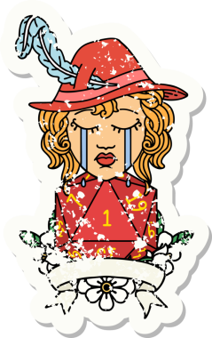 Retro Dövme Tarzı İnsan Ozan Karakteri Yüzü Bir İnsan Tarafından Çizildi