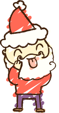 Bir insan tarafından çizilen Noel Adam Tebeşiri