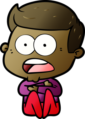 Bir insan tarafından çizilmiş bir karikatür.