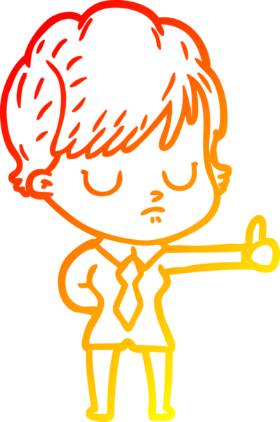 Bir insan tarafından çizilmiş bir karikatür kadın çizimi