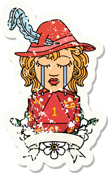 Retro Dövme Tarzı İnsan Ozan Karakteri Yüzü Bir İnsan Tarafından Çizildi