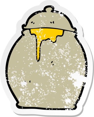 Bir insan tarafından çizilmiş balküpünün gerilmiş yapıştırması.