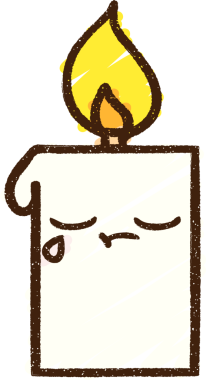 Ağlayan Mum Tebeşiri Bir insan tarafından çizilmiş