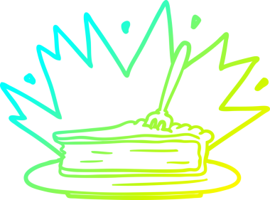 Bir insan tarafından çizilmiş harika bir tatlı karikatürü.