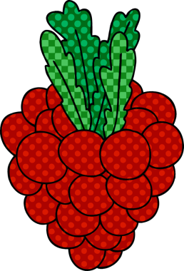 Bir insan tarafından çizilmiş bir demet üzüm çizgi romanı.