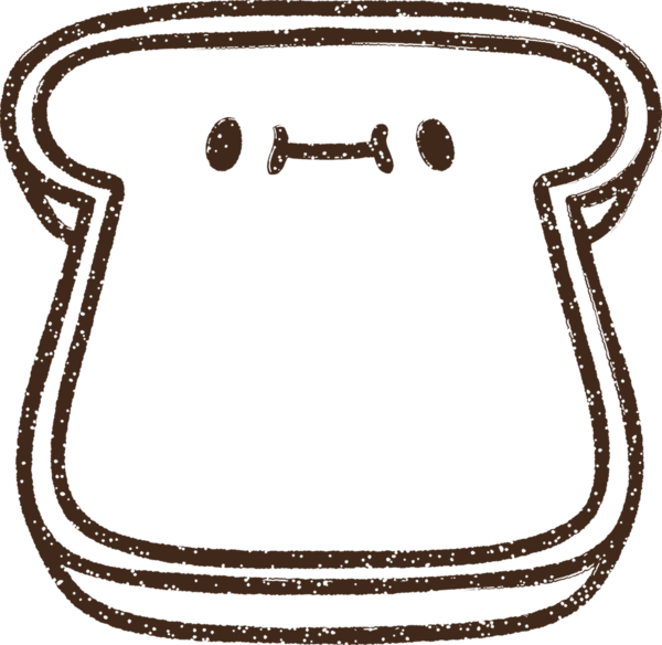 Bir insan tarafından çizilen Mutlu Ekmek Kömürü Çizimi